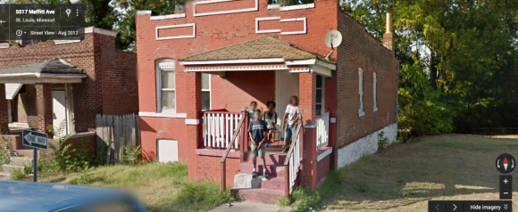 Screen capture Google Maps, St. Louis