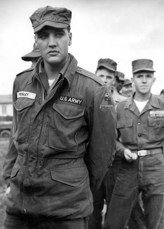 Image result for elvis in the army