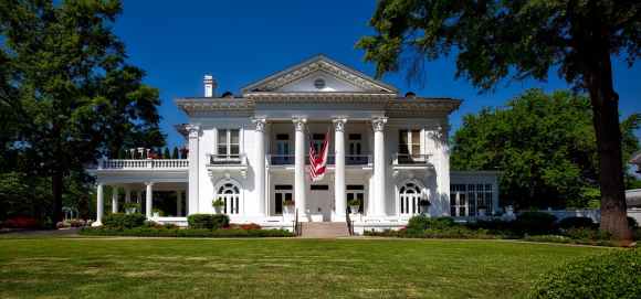 Southern-style mansion with columns